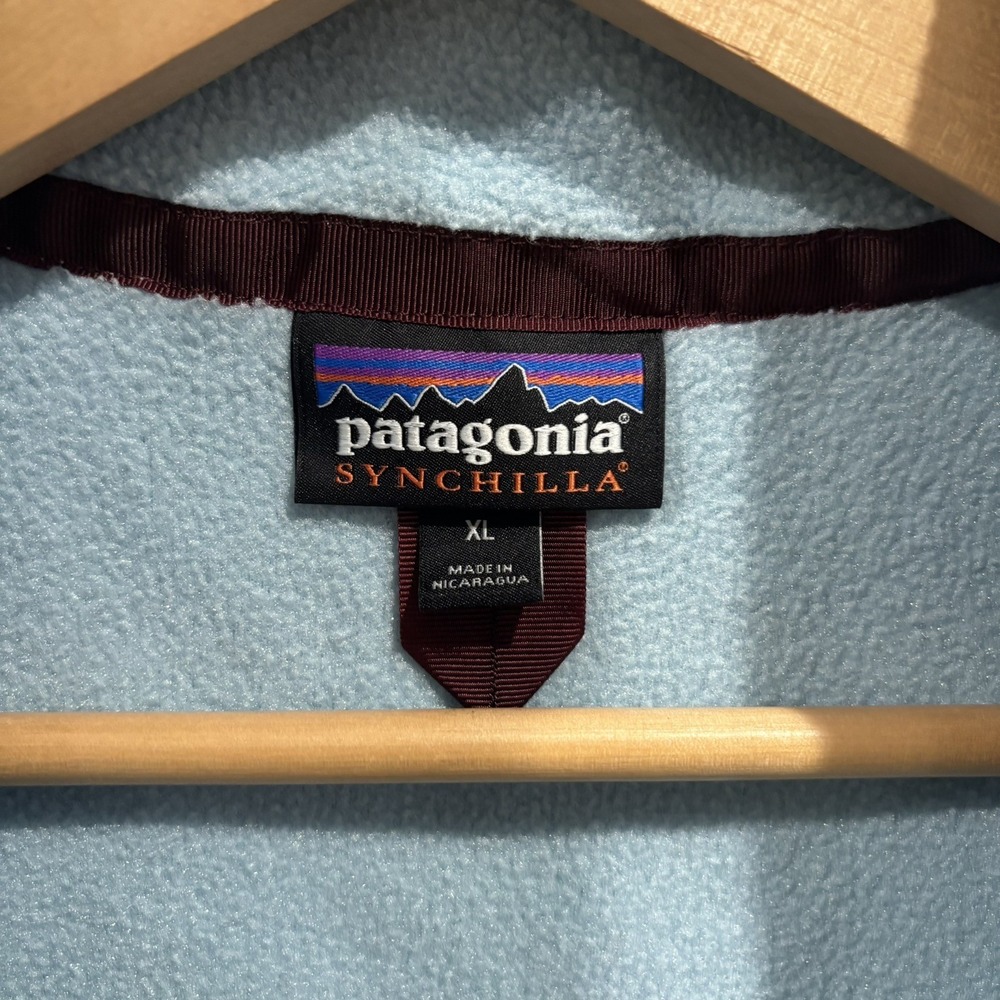 Patagonia Women's Snap-T Synchilla Fleece Vest Women's Colorblock Full Zip XL - Picture 8 of 11